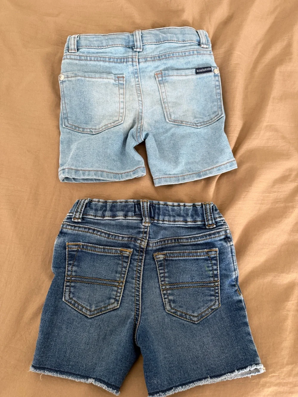OshKosh B'gosh Light Blue and Dark Blue Denim Kids Shorts Duo